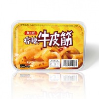 郭小鮮 香辣牛皮筋 150g 盒裝 招商
