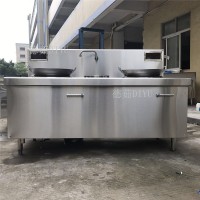 廠家招商德茹DR-SXC15KW酒店飯店猛火雙頭電灶