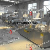 雞米花油炸流水線,全自動油炸流水線