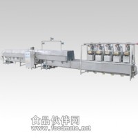 萬信機械LY-5肉丸成型蒸煮冷卻流水線