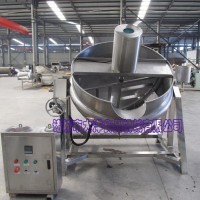 高效率節(jié)能型立式夾層炒鍋 暢銷的自動攪拌式夾層鍋