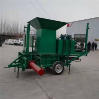 青貯液壓方捆壓塊機 新式的青儲液壓打包機 打包青儲飼料機械