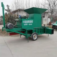 干秸稈打捆機打包機 可移動的青貯壓塊機 麥秸壓塊機