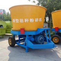 圓捆粉碎機(jī)出售價(jià)格 圓盤(pán)稻草破捆機(jī) 秸稈捆粉碎機(jī)