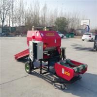 打捆包膜機操作簡單 售后好的青儲打包機 秸稈打捆機現貨