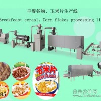 早餐玉米片生產(chǎn)線，玉米谷物食品生產(chǎn)線