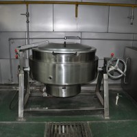 大型熬湯煮粥設備-不銹鋼燃氣湯鍋