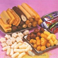膨化夾心食品設備，夾心米果生產線，夾心小食品生產線