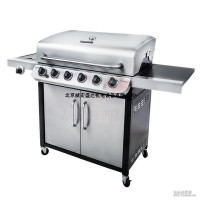 超大型戶(hù)外燃?xì)鉄緺t 6+1爐頭7頭烤箱 charbroil