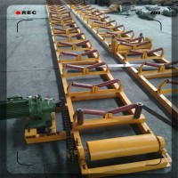 100米長水平輸送機  沙子用皮帶輸送機
