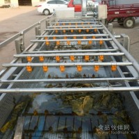 氣泡清洗機原理|海帶清洗機生產廠家|醬腌菜脫鹽清洗機設備