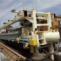 出售二手200平方隔膜過濾機，二手400平方程控隔膜壓濾機