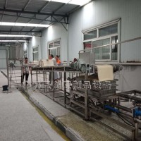 大產量全自動干豆腐機設備大型干豆腐生產線免費技術