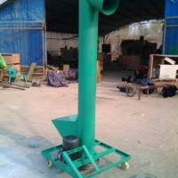 垂直蛟龍生產,優質吸糧機,帶支架裝車提升機