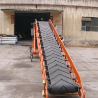 汽車裝卸料用電動(dòng)升降皮帶機(jī)，移動(dòng)式上料機(jī)