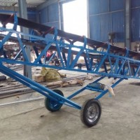 雙排角鋼支架移動傳送帶，肥料廠用裝卸車輸送機