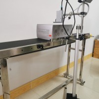 遙控電動微調升降噴碼機支架雙噴頭彩色口罩噴碼機組合流水線支架