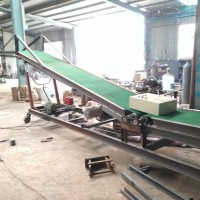 不跑偏帶調心支架運輸機 散料用升降移動輸送機
