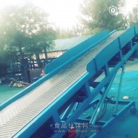 圓管支架運料皮帶機 傾角式移動運料機