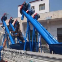 煤粉用斜管式送料機，螺桿式提糧機