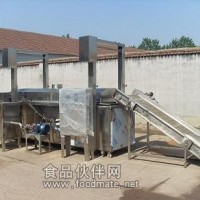 膨化食品油炸流水線諸城鼎誠(chéng)機(jī)械