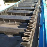 大傾角波紋擋邊輸送帶防爆電機(jī) 建筑輸送機(jī)