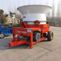 圓包捆粉碎機 飼料轉(zhuǎn)筒式粉碎機 草場用粉碎機