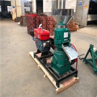干濕草粉制粒機 電動稻草秸稈飼料顆粒機