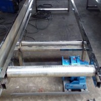 網(wǎng)帶式輸送機(jī)，不銹鋼支架皮帶機(jī)