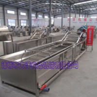 中草藥清洗機，氣泡水流式野菜清洗去雜機