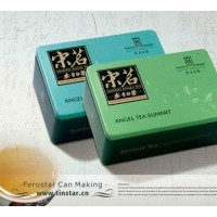 英山云霧鐵盒，英山云霧茶葉包裝罐，采花綠茶鐵盒