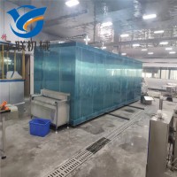 定做水餃速凍設備 包子面食平網速凍隧道