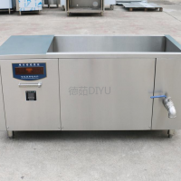 運城食品廠大型電炸爐 德茹供應(yīng)300斤豆泡油炸鍋