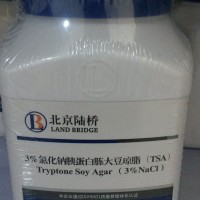 北京陸橋干粉培養基食品安全試劑CM409 3%氯化鈉胰蛋白胨大豆瓊脂