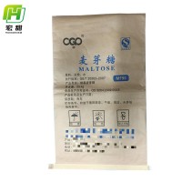 麥芽糖包裝袋定制25kg牛皮紙袋紙塑復(fù)合袋一字扁平袋
