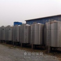 梁宇二手4000升4噸不銹鋼儲罐攪拌罐在售