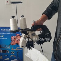 美國進口于仁牌2200A雙線手提厚料縫包機土工布封包機