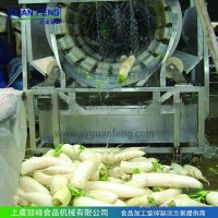 白蘿卜滾筒毛刷清洗設備