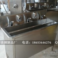 定做不銹鋼感應(yīng)式洗手消毒槽洗手消毒池