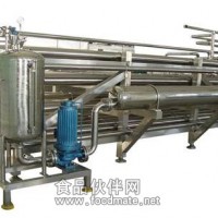 高濃管式殺菌機，用于如番茄醬等濃縮產品的無菌灌注前的殺菌