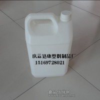 6L扁方香精桶6公斤防盜塑料桶6L塑料壺