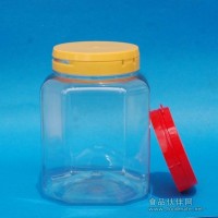 450毫升八角塑料瓶 適合裝休閑小食品 山楂片 開心果蜜餞果脯的包裝