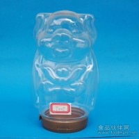 550毫升PET塑料瓶 透明的食品包裝廣口瓶 異型豬仔瓶