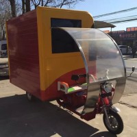 金色惠民豪華電動三輪房式美食多功能早餐車小吃車
