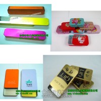 推拉鐵盒,滑蓋鐵盒,推拉筆盒,匙羹鐵盒