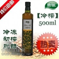 正品 鹿源亞麻籽油 亞麻籽油 冷榨脫臘亞麻籽油 500ML 包郵