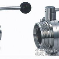 衛(wèi)生級對夾式螺紋蝶閥,衛(wèi)生級螺紋蝶閥