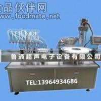 全自動直線式液體灌裝加塞機
