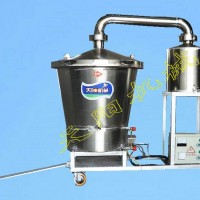 雙層鍋生料釀酒機 移動式電加熱淌酒設(shè)備