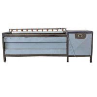 洗瓜蔞根葛根的機(jī)器獨(dú)定子金鐵鎖清洗脫皮機(jī)中藥材白附子去皮機(jī)器